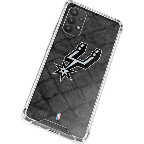 NBA San Antonio Spurs Dark Rust Galaxy A32 5G Clear Case