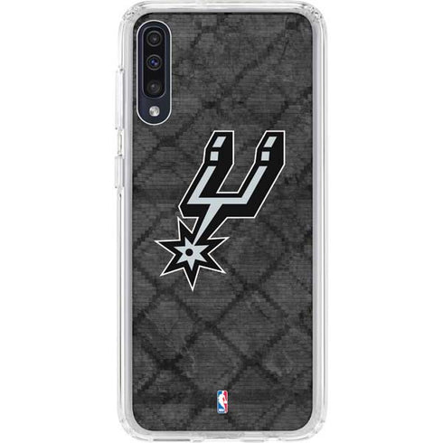 NBA San Antonio Spurs Dark Rust Galaxy A50 Clear Case