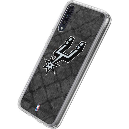 NBA San Antonio Spurs Dark Rust Galaxy A50 Clear Case