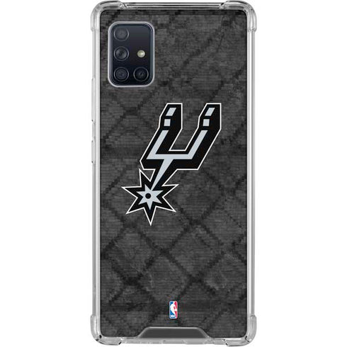 NBA San Antonio Spurs Dark Rust Galaxy A51 5G Clear Case