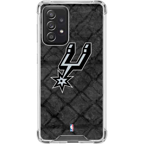 NBA San Antonio Spurs Dark Rust Galaxy A52 5G Clear Case