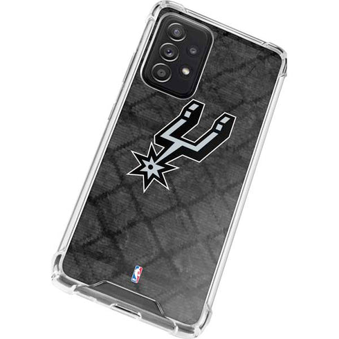 NBA San Antonio Spurs Dark Rust Galaxy A52 5G Clear Case