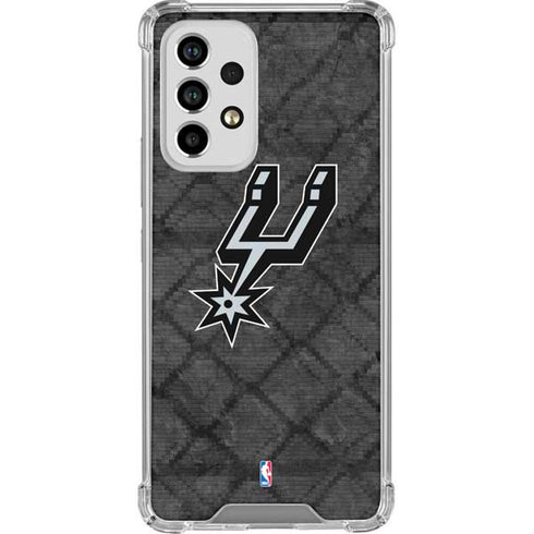 NBA San Antonio Spurs Dark Rust Galaxy A53 5G Clear Case
