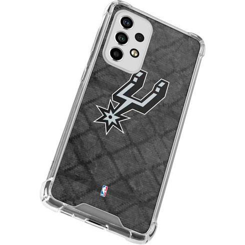 NBA San Antonio Spurs Dark Rust Galaxy A53 5G Clear Case