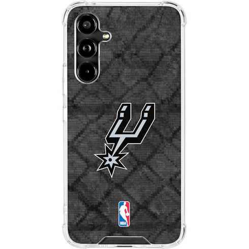 NBA San Antonio Spurs Dark Rust Galaxy A54 5G Clear Case
