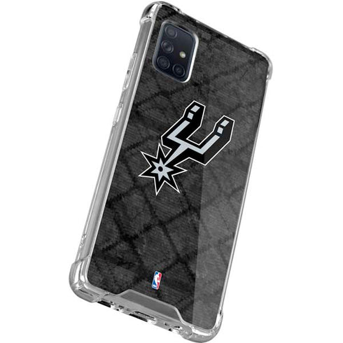 NBA San Antonio Spurs Dark Rust Galaxy A71 5G Clear Case
