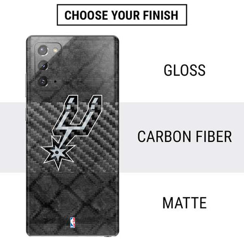 NBA San Antonio Spurs Dark Rust Galaxy Note20 5G Skin