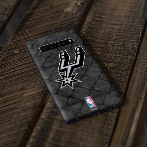 NBA San Antonio Spurs Dark Rust Galaxy S10 Plus Skin