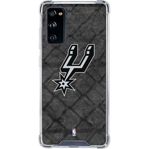 NBA San Antonio Spurs Dark Rust Galaxy S20 FE Clear Case