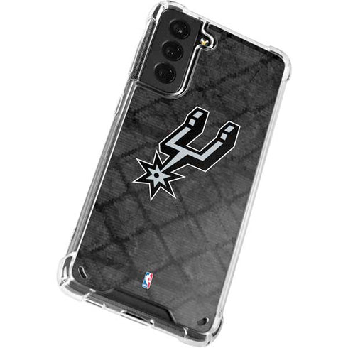 NBA San Antonio Spurs Dark Rust Galaxy S21 5G Clear Case