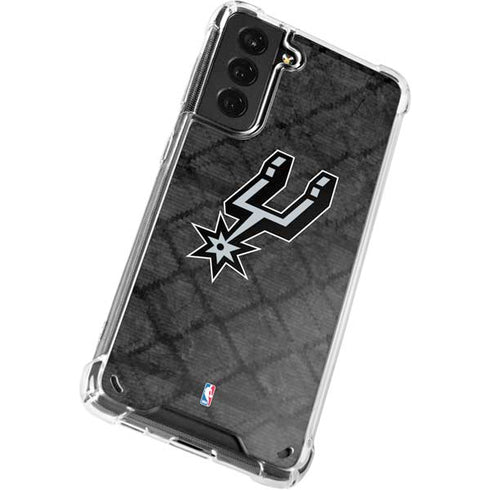 NBA San Antonio Spurs Dark Rust Galaxy S21 Plus 5G Clear Case