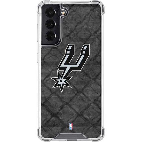 NBA San Antonio Spurs Dark Rust Galaxy S22 Clear Case