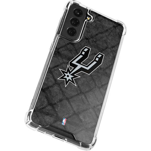 NBA San Antonio Spurs Dark Rust Galaxy S22 Plus Clear Case