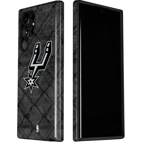 NBA San Antonio Spurs Dark Rust Galaxy S22 Ultra Pro Case