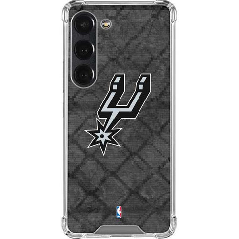 NBA San Antonio Spurs Dark Rust Galaxy S23 Clear Case