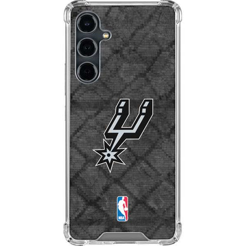 NBA San Antonio Spurs Dark Rust Galaxy S23 FE Clear Case