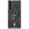 NBA San Antonio Spurs Dark Rust Galaxy S23 FE Clear Case