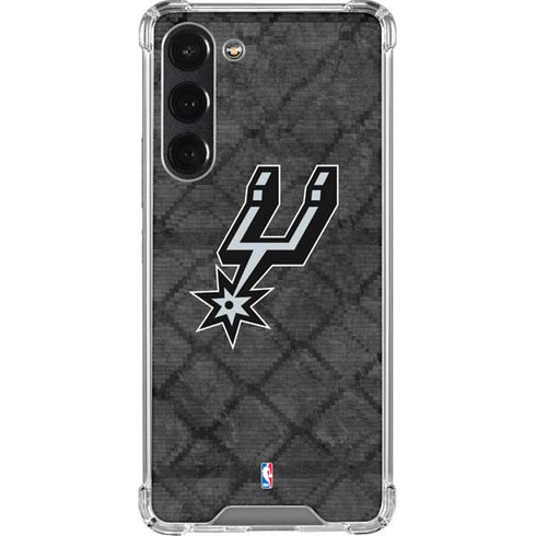 NBA San Antonio Spurs Dark Rust Galaxy S23 Plus Clear Case