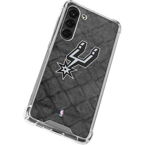 NBA San Antonio Spurs Dark Rust Galaxy S23 Plus Clear Case