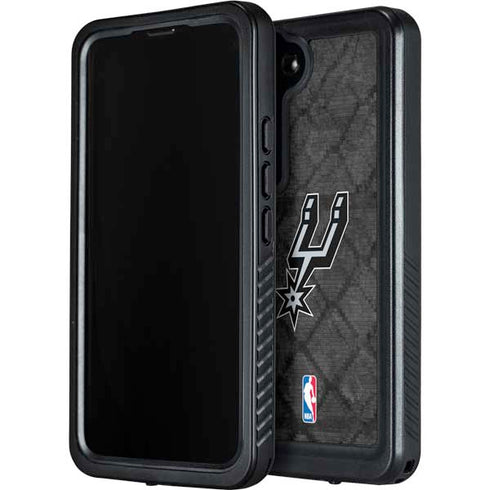 NBA San Antonio Spurs Dark Rust Galaxy S23 Plus Waterproof Case