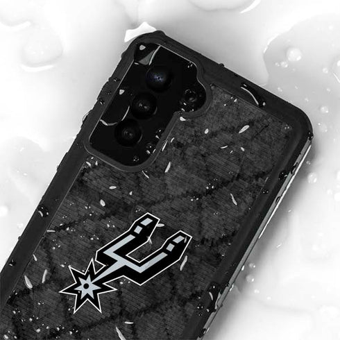 NBA San Antonio Spurs Dark Rust Galaxy S23 Plus Waterproof Case