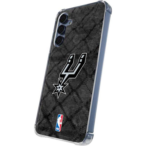 NBA San Antonio Spurs Dark Rust Galaxy S24 Clear Case