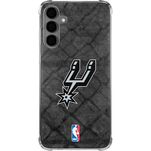 NBA San Antonio Spurs Dark Rust Galaxy S24 Plus Clear Case