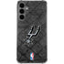 NBA San Antonio Spurs Dark Rust Galaxy S24 Plus Clear Case