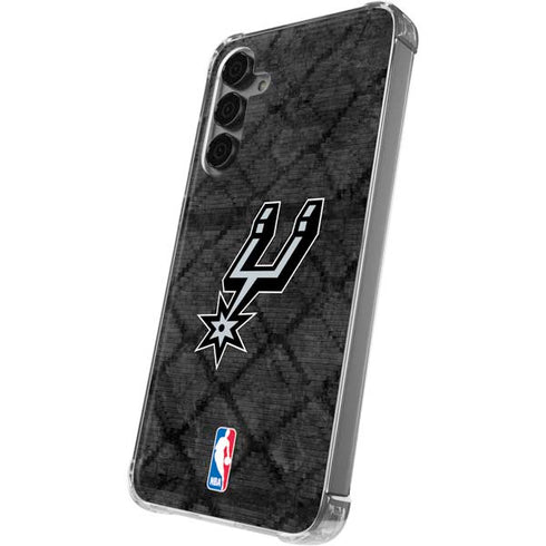 NBA San Antonio Spurs Dark Rust Galaxy S24 Plus Clear Case