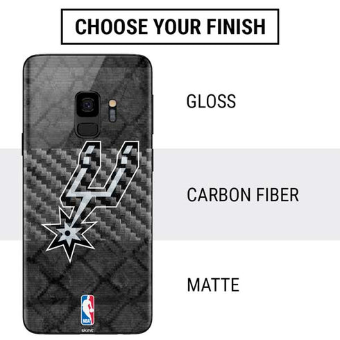 NBA San Antonio Spurs Dark Rust Galaxy S9 Skin