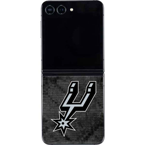 NBA San Antonio Spurs Dark Rust Galaxy Z Flip5 5G Skin