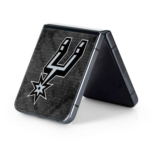 NBA San Antonio Spurs Dark Rust Galaxy Z Flip5 5G Skin