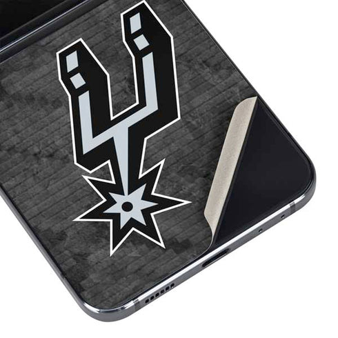 NBA San Antonio Spurs Dark Rust Galaxy Z Flip5 5G Skin