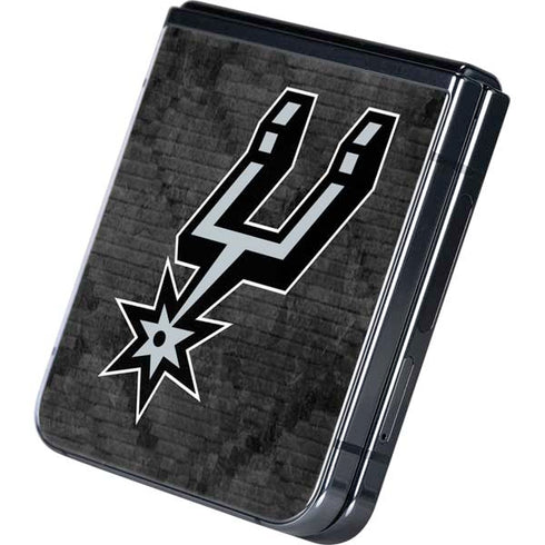 NBA San Antonio Spurs Dark Rust Galaxy Z Flip5 5G Skin