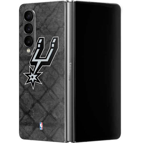NBA San Antonio Spurs Dark Rust Galaxy Z Fold4 5G Skin