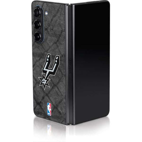 NBA San Antonio Spurs Dark Rust Galaxy Z Fold5 5G Skin