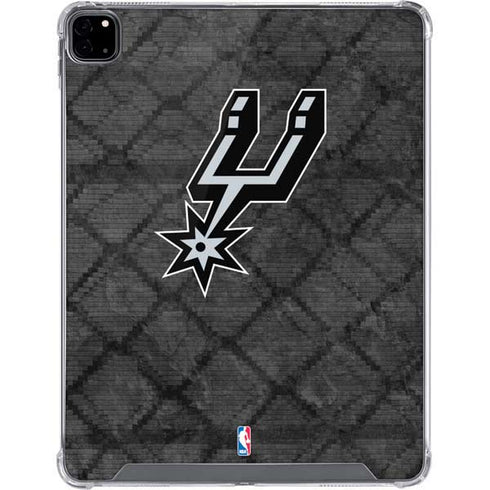 NBA San Antonio Spurs Dark Rust iPad Pro 12.9in (2020) Clear Case