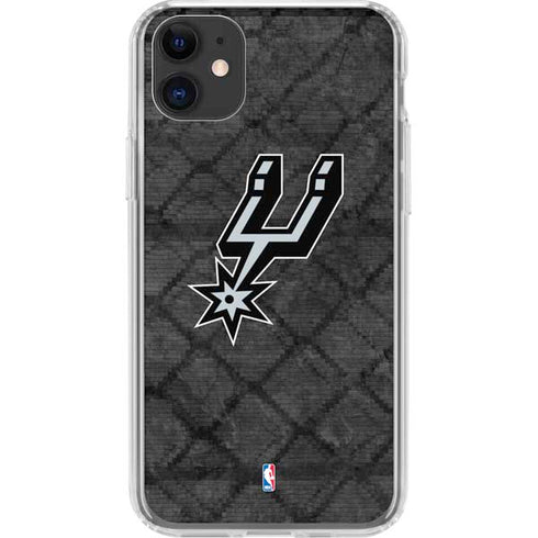 NBA San Antonio Spurs Dark Rust iPhone 11 Clear Case