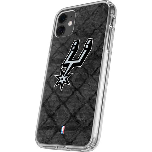 NBA San Antonio Spurs Dark Rust iPhone 11 Clear Case
