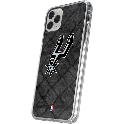 NBA San Antonio Spurs Dark Rust iPhone 11 Pro Clear Case