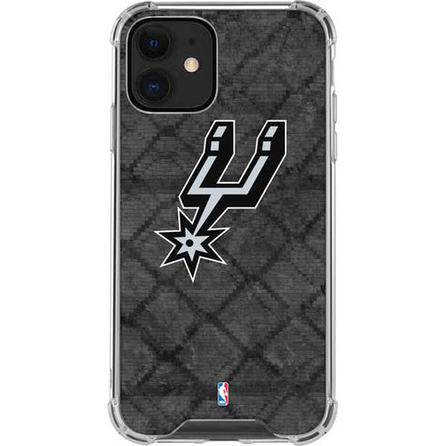 NBA San Antonio Spurs Dark Rust iPhone 12 Mini Clear Case