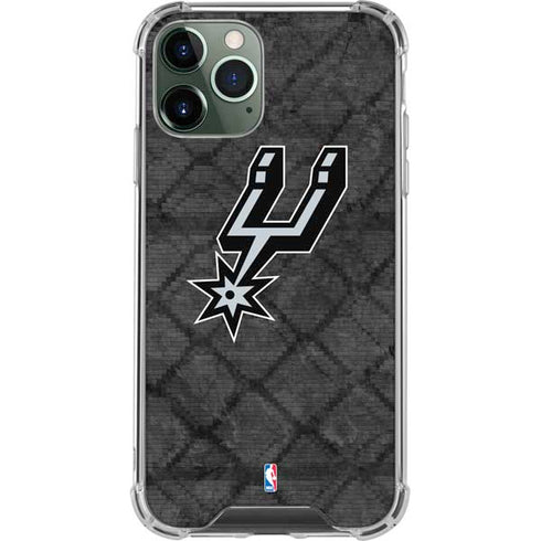 NBA San Antonio Spurs Dark Rust iPhone 12 Pro Clear Case