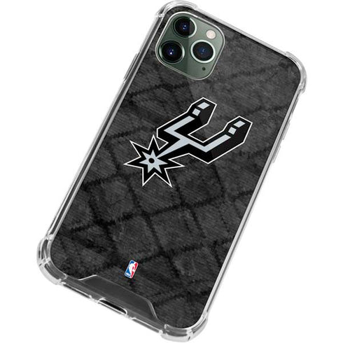 NBA San Antonio Spurs Dark Rust iPhone 12 Pro Max Clear Case
