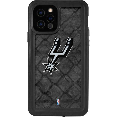 NBA San Antonio Spurs Dark Rust iPhone 12 Pro Waterproof Case