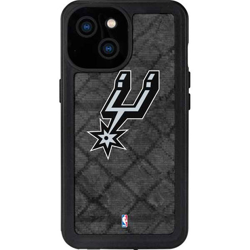 NBA San Antonio Spurs Dark Rust iPhone 13 Mini Waterproof Case