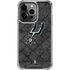 NBA San Antonio Spurs Dark Rust iPhone 13 Pro Clear Case