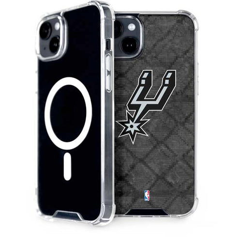 NBA San Antonio Spurs Dark Rust iPhone 15 Plus MagSafe Case