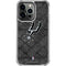 NBA San Antonio Spurs Dark Rust iPhone 14 Pro Clear Case