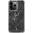 NBA San Antonio Spurs Dark Rust iPhone 15 Pro Clear Case