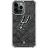 NBA San Antonio Spurs Dark Rust iPhone 14 Pro Max Clear Case